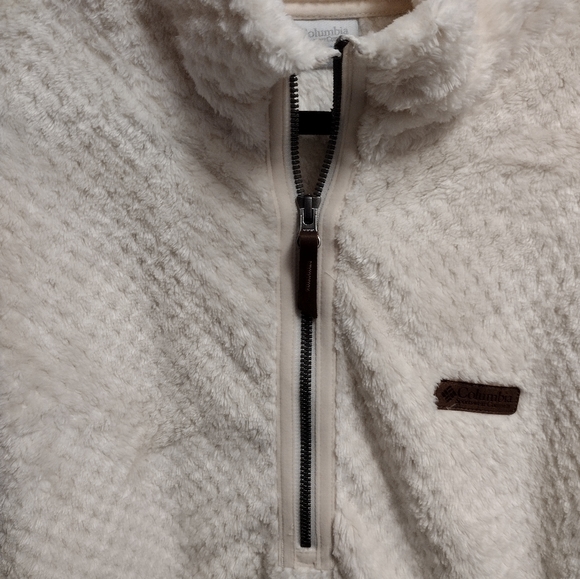 Women's Columbia FireSide Sherpa 1/4 Zip Jacket - Picture 3 of 9